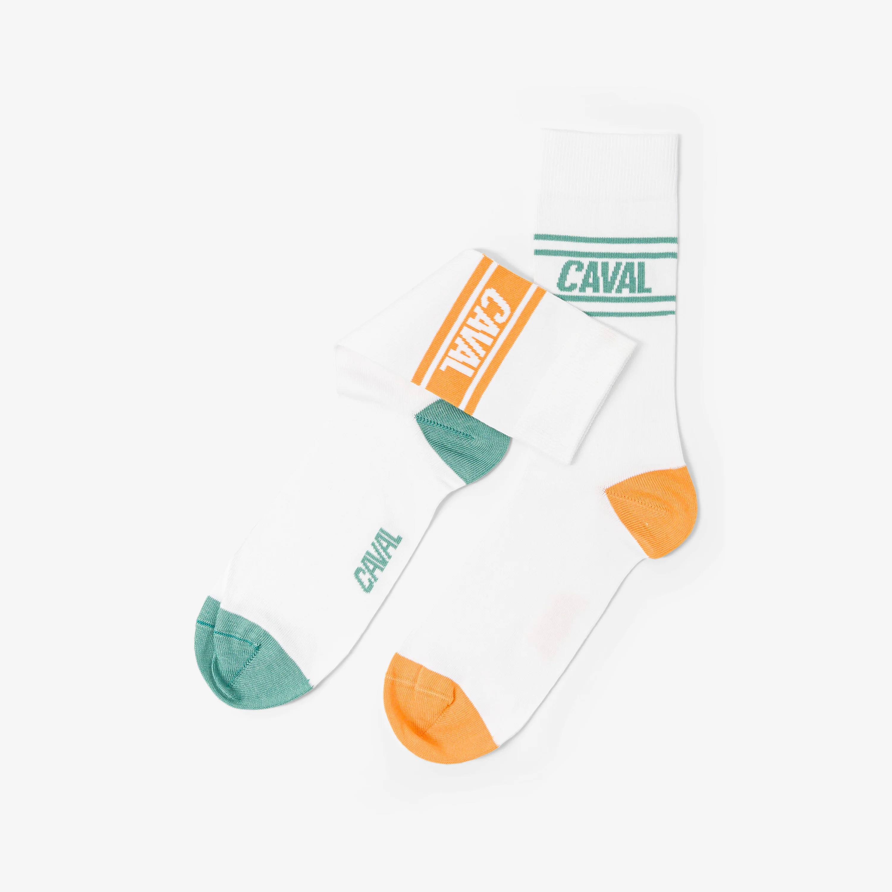 Chaussettes - Vert & Orange - Light - Image 3